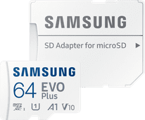 Samsung EVO Plus (2024) microSD 64GB + SD Adapter Samsung memory card