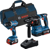 Bosch Professional GBH 18V-22 + GSR 18V-45 Kombiset Bosch Kombiset