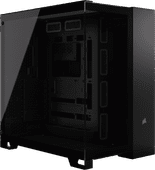 CORSAIR 6500X Tempered Glass Mid-tower Black Computer case suitable for ATX mother boards