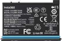 Insta360 X4 Battery Camera battery