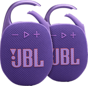 JBL Clip 5 Lila Doppelpack Kabellosen Lautsprecher im Set