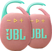 JBL Clip 5 Rosa Doppelpack JBL Clip Bluetooth-Lautsprecher