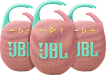JBL Clip 5 Rosa 3er-Pack JBL Clip Bluetooth-Lautsprecher