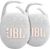 JBL Clip 5 Weiß Doppelpack Kabellosen Lautsprecher im Set