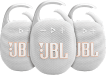 JBL Clip 5 Weiß 3er-Pack JBL Mini-Bluetooth-Lautsprecher