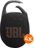 JBL Clip 5 Schwarz 4er-Pack JBL Clip Bluetooth-Lautsprecher