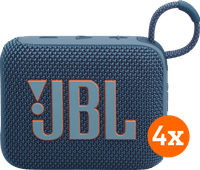 JBL Go 4 Blue 4-pack Wireless speaker promotion