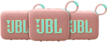 JBL Go 4 Rosa 3er-Pack Kabellosen Lautsprecher im Set