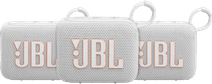 JBL Go 4 Weiß 3er-Pack Kabellosen Lautsprecher im Set