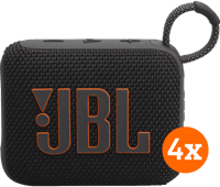 JBL Go 4 Schwarz 4er-Pack JBL Go Bluetooth-Lautsprecher