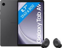 Samsung Galaxy Tab A9 8.7 inches 128GB WiFi and 4G Gray + Buds FE Black Tablets for basic use