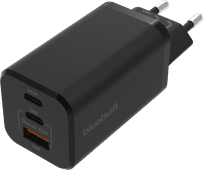 BlueBuilt Power-Delivery- und Quick-Charge-Ladegerät mit 3 USB-Anschlüssen 65 W Schwarz Samsung Ladegerät