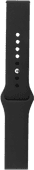 BlueBuilt Silikonarmband Schwarz für Samsung 20 mm 