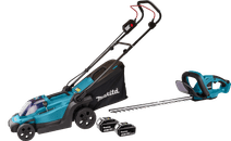 Makita DLM330SM inkl. 4,0-Ah-Akku + Makita DUH523Z (ohne Akku) + Makita BL1850B LXT 18V 5,0-Ah-Akku Makita Rasenmäher