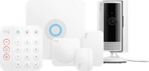 Ring Alarm System with 1 Magnetic Contact and 1 Motion Sensor + Ring Indoor Cam 2nd Gen White Ring alarm system