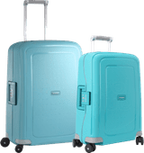 Samsonite S'Cure Spinner 55cm + 69cm Aqua Blue Suitcase Set Suitcase promotion