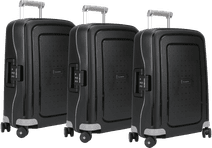 Samsonite S'Cure Spinner 55 cm Black Triple Kofferset Kofferset