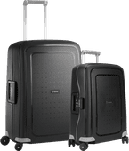 Samsonite S'Cure Spinner 55+69cm Black Samsonite carry-on suitcase