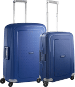 Samsonite S'Cure Spinner 55cm + 69cm Dark Blue Suitcase Set Samsonite carry-on suitcase