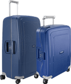 Samsonite S'Cure Spinner 55+75cm Dark Blue Samsonite carry-on suitcase