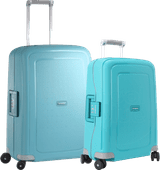 Samsonite S'Cure Spinner 55cm + 69cm Aqua Blue Suitcase Set Samsonite carry-on suitcase