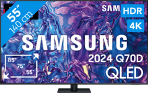 Samsung QLED GQ55Q70DAT (2024) Television with Ambient Mode