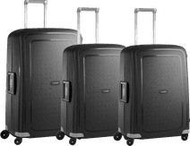 Samsonite S'cure Spinner 69cm + 75cm + 69cm Black Suitcase Set Suitcase set