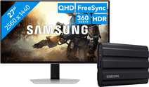 Samsung LS27DG602SUXEN Odyssey G6 OLED + Samsung T7 Shield 1 27 Zoll Monitor-Set