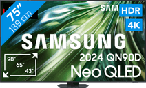 Samsung Neo QLED GQ75QN90DAT (2024) Samsung Fernseher mit einer One Remote Fernbedienung