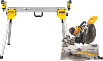 DeWalt DWS727-QS + DeWalt DE7033-XJ Radial arm saw with an underframe
