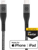 BlueBuilt USB-C to Lightning Cable 1.5m Kevlar Black IPad cable