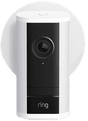 Ring Spotlight Cam Pro 2. Generation Stecker Weiß Ring Kamera für einen kleinen Garten