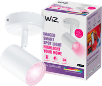 WiZ 1 Spot Imageo Weiß - Weiß- und Farblicht - GU10 White und Color Smart-Lampe