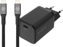 Universalladegerät BlueBuilt Power Delivery 65 W + USB-C-Ladekabel (2 m) Schwarz BlueBuilt Ladegeräte mit Kabel