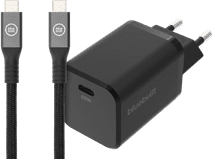 Universalladegerät BlueBuilt Power Delivery 65 W + USB-C-Ladekabel (2 m) Schwarz BlueBuilt Ladegerät