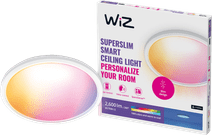 WiZ Deckenleuchte SuperSlim - Weiß - Weiß- und Farblicht Smart-Home-Lampe