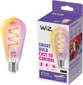 WiZ Edison Filament Light - Colored and White Light - E27 White and Color smart light