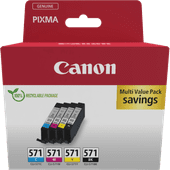 Canon CLI-571 Patronen Multipack Patrone für Canon PIXMA TS Drucker