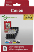 Canon CLI-581 Cartridges Combo Pack Cartridge for the Canon PIXMA TR printers