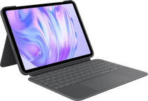 Logitech Combo Touch Apple iPad Pro 11 Zoll (2024) Tastaturhülle QWERTZ Grau Tablethülle mit Tastatur