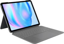 Logitech Combo Touch Apple iPad Air 13 Zoll (2025/2024) Tastaturhülle QWERTZ Grau Tablethülle mit Tastatur