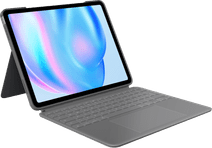 Logitech Combo Touch Apple iPad Air 13 Zoll (2024) Tastaturhülle QWERTZ Grau iPad Tastaturhülle