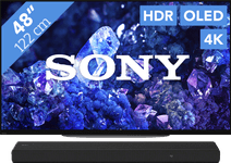 Sony XR-48A90K + Soundbar Sony Fernseher mit Acoustic Surface