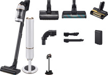 Samsung Bespoke Jet Plus Misty White Stick vacuum with built-in handheld vacuum