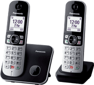 Panasonic KX-TG6852 Duo Festnetztelefon mit 2 Mobilteilen