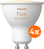 Philips Hue White Ambiance GU10 4er-Pack Philips Hue einzeln erhältliche Smart-Lampe