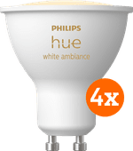 Philips Hue White Ambiance GU10 4-pack Philips Hue GU10 fitting