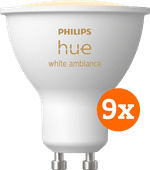 Philips Hue White Ambiance GU10 9er-Pack Philips Hue GU10 White Ambiance