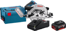 Bosch Professional GKS 18V-57 G + 4,0 Ah GBA-Akku und Schnellladegerät Bosch Akku-Handkreissäge