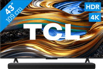 TCL 4K LED 43P71B (2024) + soundbar Television with AirPlay